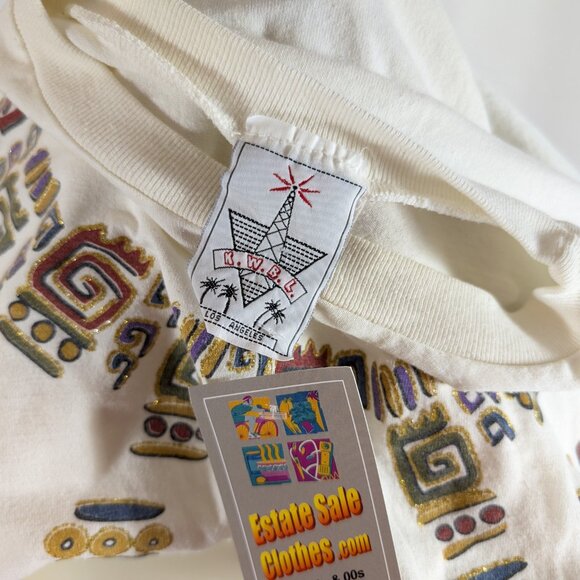 1990s Aztec KWBL tshirt - Picture 5 of 5